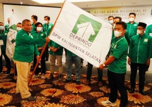 Pengukuhan Ketua DPW Deprindo Kalsel, Zainal