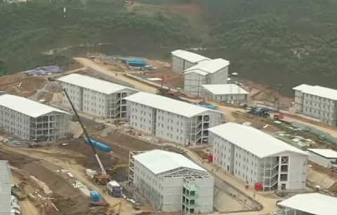 (PUPR) Penampakan Tower di area Ibu Kota Nusantara (IKN) di Kalimantan Timur