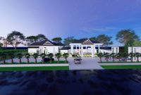 (Dok. BapeddaLitbang) Desain bangunan rumah dinas bupati Tanah Bumbu Yang Direncanakan di Perubahan Anggaran 2023