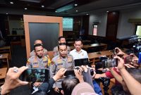 (Istimewa) Kapolda Kalsel Irjen Pol Andi Rian Djajadi Saat Konferensi Pers di Ruang Rupattama Polda Kalsel, Selasa (4/4/2023) 