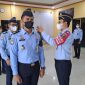 Pengukuhan - Kepala Kantor Imigrasi Kelas II TPI Batulicin, I Gusti Bagus M Ibrahim Tetapkan Agen Perubahan