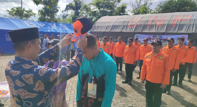 Pelatihan Tanggap Bencana di kantor BPBD Tanah Bumbu