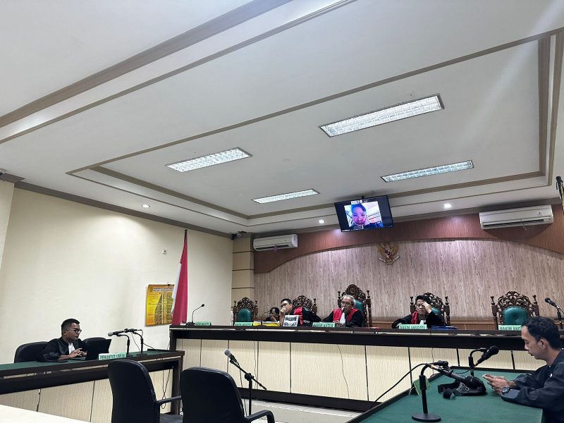 Sidang Putusan Kasus Dugaan Korupsi Progran DAPM Karang Bintang Kabupaten Tanah Bumbu di Pengadilan Tipikor Banjarmasin