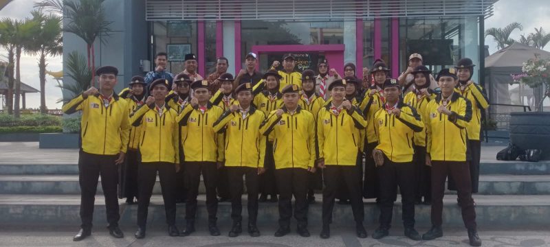 Kontingen Raimuna dari Kabupaten Kotabaru Yang Siap Berangkat ke acara Raimuna Nasional di Jakarta
