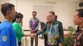 Ucapan Selamat Kepada Peserta Bimtek BPD dan Bumdesa oleh Kadis PMD Tanah Bumbu, Samsir