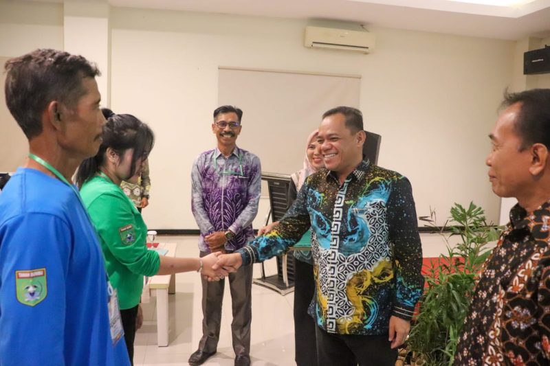 Ucapan Selamat Kepada Peserta Bimtek BPD dan Bumdesa oleh Kadis PMD Tanah Bumbu, Samsir