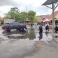 Khairil / Metro Kalsel / Simulasi Pengamanan Sispamkota Pemilu 2024 di Halaman Mapolres Tanah Bumbu, Rabu (30/8/2023). 