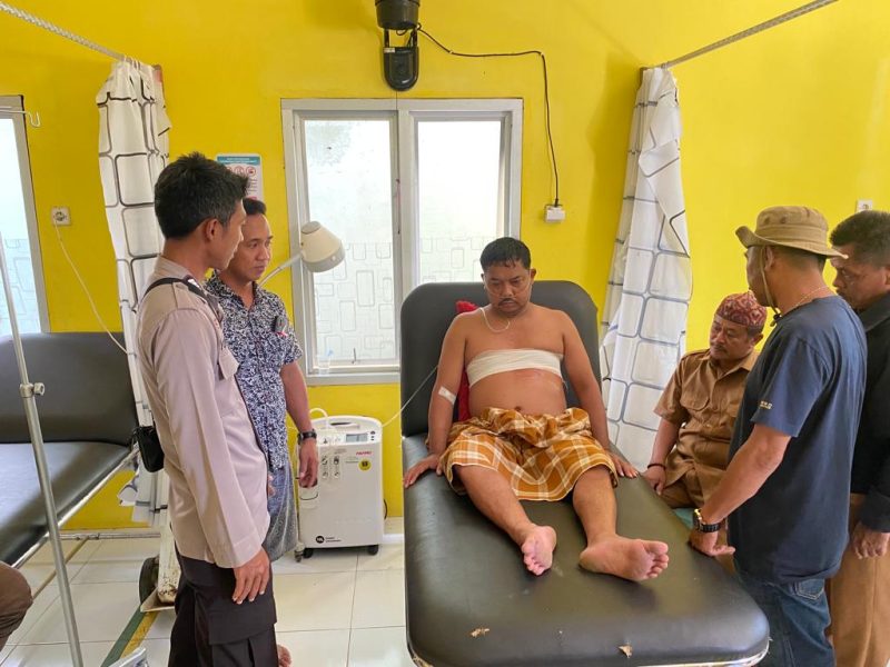 Seorang Pria Dilarikan ke Puskesmas Usai Diterkam Buaya Saat Mandi di Sungai Cantung Kelumpang Hulu Kotabaru