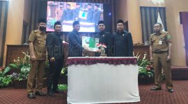 Serah Terima Berkas Perubahan KUA PPAS 2023, Antara Legislatif dan Eksekutif Kabupaten Tanah Bumbu (8/8/2023) 