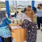 Penyaluran Bantuan PMT ke Posyandu Binaan PT BUMA Jobsite Geo-Aje di wilayah Kecamatan Angsana Kabupaten Tanah Bumbu