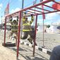 Metro Kalsel / Peserta Lewati Rintangan Firefighter Combat Challenge di IFRC 20th