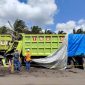 Istimewa / Dua unit angkutan tambang milik PT TMA dan PT RBT terlibat kecelakaan kerja di Jalan hauling TMA, Jumat (22/9/2023) dinihari menyebabkan seorang driver tewas ditempat karena terjepit di kabin