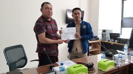 Istimewa / Ketua CDOB Tanah Kambatang Lima, Rabbiansyah bersama Habin Banua 