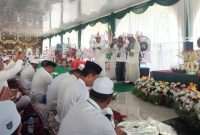 Bupati dan Para Habaib Saat Pimpin Salawatan dan Doa di Acara Syukuran Pendopo Serambi Madinah dan Peringatan Maulid Nabi Muhammad SAW