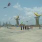 Kite Festival Layang-layang di Siring Laut Kotabaru