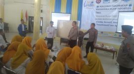 Kapolres Kotabaru Berikan Materi Kepada Mahasiswa Yang Tergabung di PMII Kotabaru