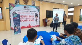 Kasi Intelijen dan Penindakan Keimigrasian, Alim Nurdin Saat Sosialisasikan Layanan Micin Permohonan Pra BAP