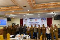 Foto Bersama Usai Rakoor Pencegahan Stunting di Kabupaten Kotabaru