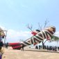 Salah satu Layang-layang di event Internasional Kite Festival 2023 di Pantai Pagatan Kabupaten Tanah Bumbu