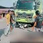 Tangkapan Layar / Kecelakaan di Angsana Kabupaten Tanah Bumbu Antara Sepeda Motor dan Truk Tronton Yang Akibatkan Pengedara Sepeda Motor Meninggal Dunia