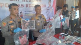 Konferensi Pers Polres Kotabaru Dipimpin Kapolres Kotabaru, AKBP Dr Tri Suhartanto 