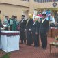 Ketua DPRD Tanah Bumbu Andrean Atma Maulani Saat Ambik Sumpah Empat Anggota PAW dari Partai Golkar