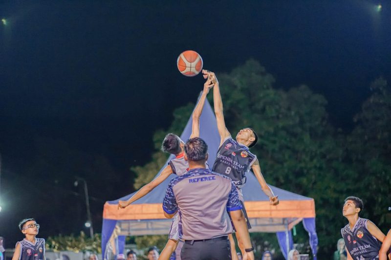 Istimewa / Pertandingan Bola Basket Antar Pelajar di Kabupaten Tanah Bumbu
