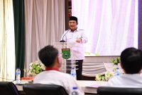 Mila / Staf Ahli Bupati Tanah Bumbu, M Putu Wisnu Wardana Saat Buka dan Pimpin Peluncuran CSIRT