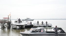 Lanal / Di antara Alutsista yang dimiliki oleh Lanal Kotabaru, Dalam Membantu Mengamankan Pemilu 2024