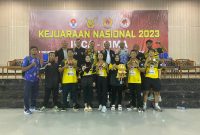 Foto : Istimewa / Foto Bersama Anggota dan Official IBCMMA Kalsel di Kejuaraan Nasional Kemenpora 2023
