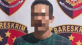Foto : Humas Polres / Tersangka KDRT