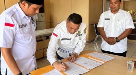 (Foto : Istimewa) Penandatangan Perjanjian Kerjasama antara RSUD Pangeran Jaya Sumitra Kotabaru dengan RSUD dr H Andi Abdurrahman Noor Tanah Bumbu