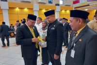 (Foto : Istimewa) Bupati Kotabaru H Sayed Jafar Saat Lantik Kadis Kominfo serta Pejabat Lainnya