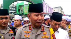 Kapolda Kalsel, Irjen Pol Winarto turut memantau langsung jemaah Abah Guru Sekumpul, Minggu (14/1/24) 