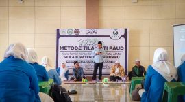 H Sudian Noor Saat Berikan Sambutan di Acara Diklat Tilawati