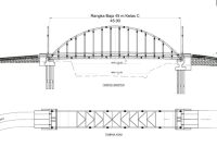 (Foto : Istimewa ) Design Jembatan Satiung Kecamatan Kusan Tengah Kabupaten Tanah Bumbu