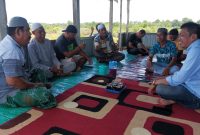 Caleg DPRD Provinsi Kalsel, Anwar Ali Wahab Saat Silaturahmi dengan Petambak di Desa Sepunggur Kecamatan Kusan Tengah Kabupaten Tanah Bumbu