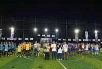 Foto Bersama Peserta Ramadhan Cup bersama Stah Ahli Bupati Ustadz Hamzah dan Petinggi Jhonlin Group - Andifa Group
