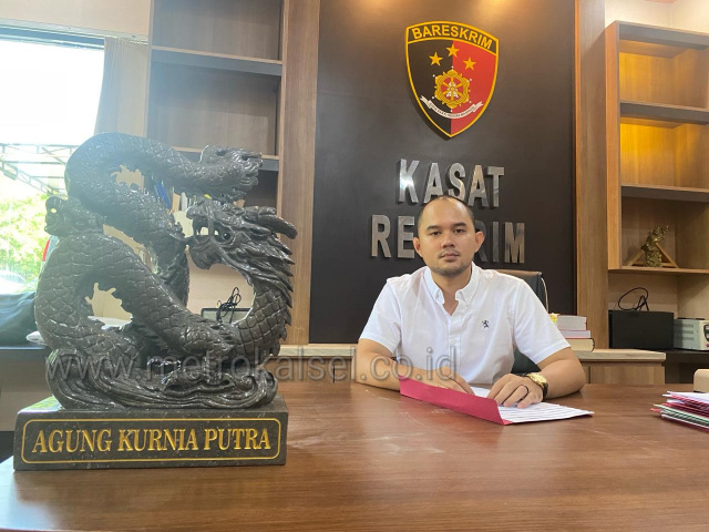 Kasat Reskrim Polres Tanah Bumbu, AKP Agung Kurnia Putra SIK
