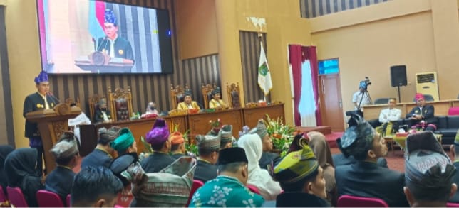 DPRD Tanah Bumbu Bersama Pemerintah Tanah Bumbu Gelar Paripurna Hari Jadi ke 21