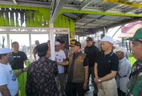 Bupati Tanah Bumbu dr HM Zairullah Azhar Saat Tinjau Lokasi Kebakaran
