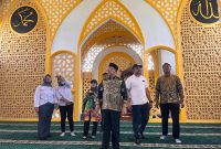 Bupati Kotabaru H Sayed Jafar Saat Tinjau Masjid Kapal Pesiar di Siring Laut Kotabaru