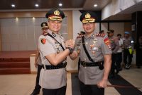 (Istimewa)- Sertijab Kapolres Kotabaru dari AKBP Tri Suhartanto Kepada AKBP Doli M Tanjung
