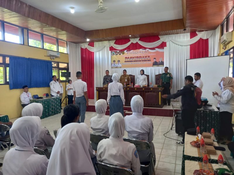 Pelajar Yang Lulus Seleksi Paskibraka Kini Jalani Pusdiklat di Kotabaru