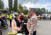 Satlantas Polres Kotabaru Saat Laksanakan Operasi Patuh Intan 2024