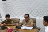 Bupati Tanah Bumbu dr HM Zairullah Azhar Saat Sampaikan Ungkapan Penolakan Data Penanganan Stunting di Tanah Bumbu Yang Tak Sesuai oleh Salah Satu Lembaga Survey Kesehatan
