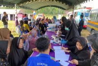 Program “Kopi Manis” Polres Tanah Bumbu, Dipadati Warga di Desa Batulicin Irigasi Kecamatan Karang Bintang Kabupaten Tanah Bumbu