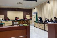 Sidang Pledoi Yang Berlangsung di Pengadilan Negeri Tanah Bumbu, Kamis (12/9/2024)