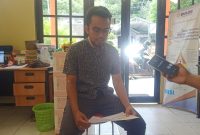 Rahmat Dwi Widianto selaku Asisten manager oprasional bulog KC kotabaru, sebut stok beras aman.