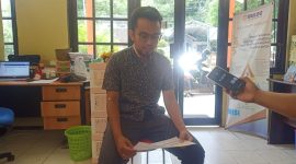 Rahmat Dwi Widianto selaku Asisten manager oprasional bulog KC kotabaru, sebut stok beras aman.